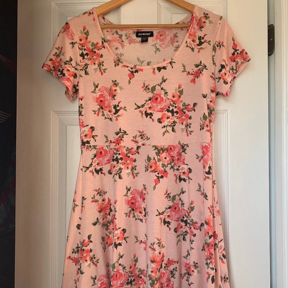 pink flower dress